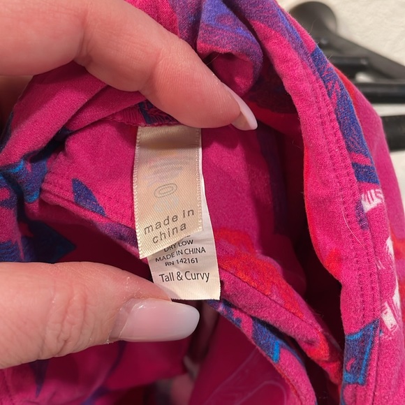 Lularoe TC leggings anchor pattern 14-22 - Picture 3 of 5